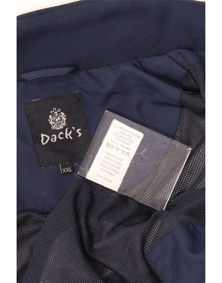 Jaqueta bomber masculina Dack UK 44 2XL poliéster azul marinho