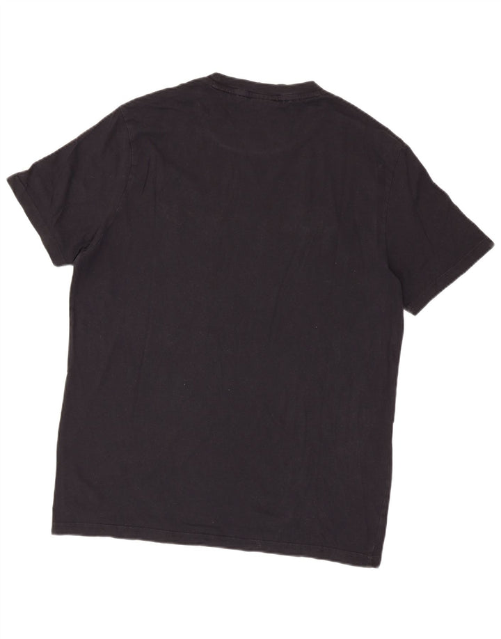 Camiseta masculina gráfica CHAMPION grande preta