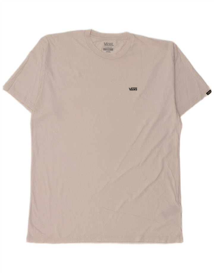 Camiseta VANS Masculina Classic Fit Top Grande Algodão Branco