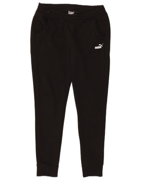 Puma Womens Tracksuit Trousers Joggers UK 16 Large Black Cotton
