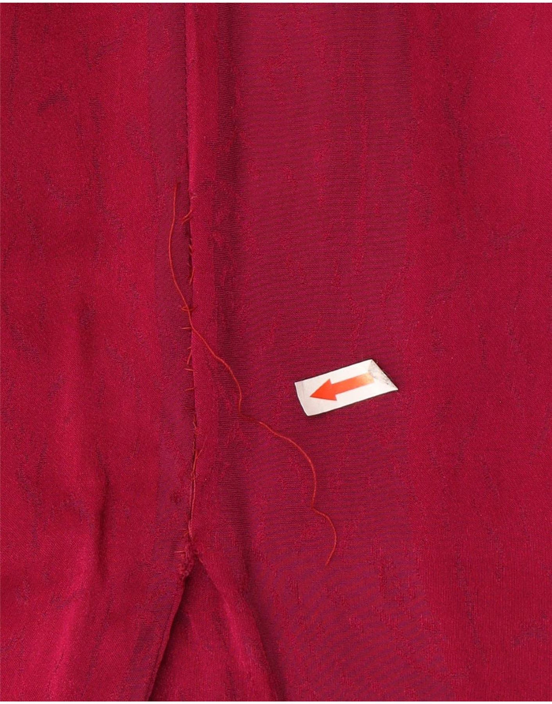 Vestido maxi feminino de manga comprida Rouie UK 12 acetato vermelho médio