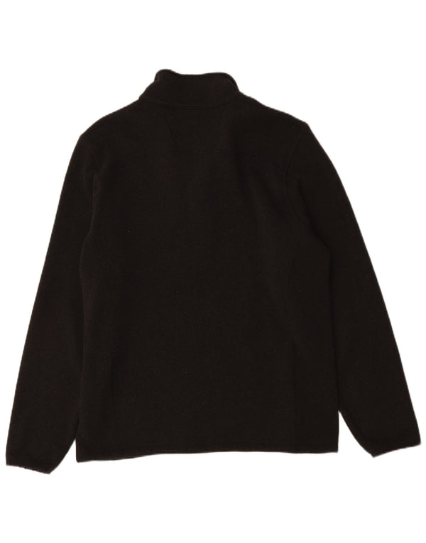 Suéter masculino The North Face com zíper e gola média preto