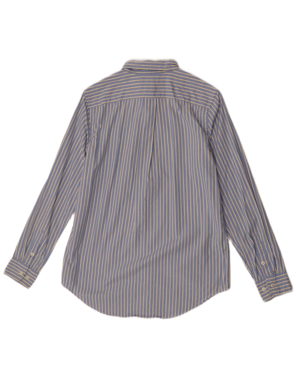 Camisa Polo Ralph Lauren Menino 15-16 Anos Listrado Azul Algodão