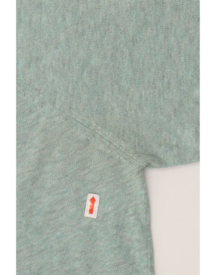 Suéter masculino SUPERDRY com gola redonda XL verde manchado