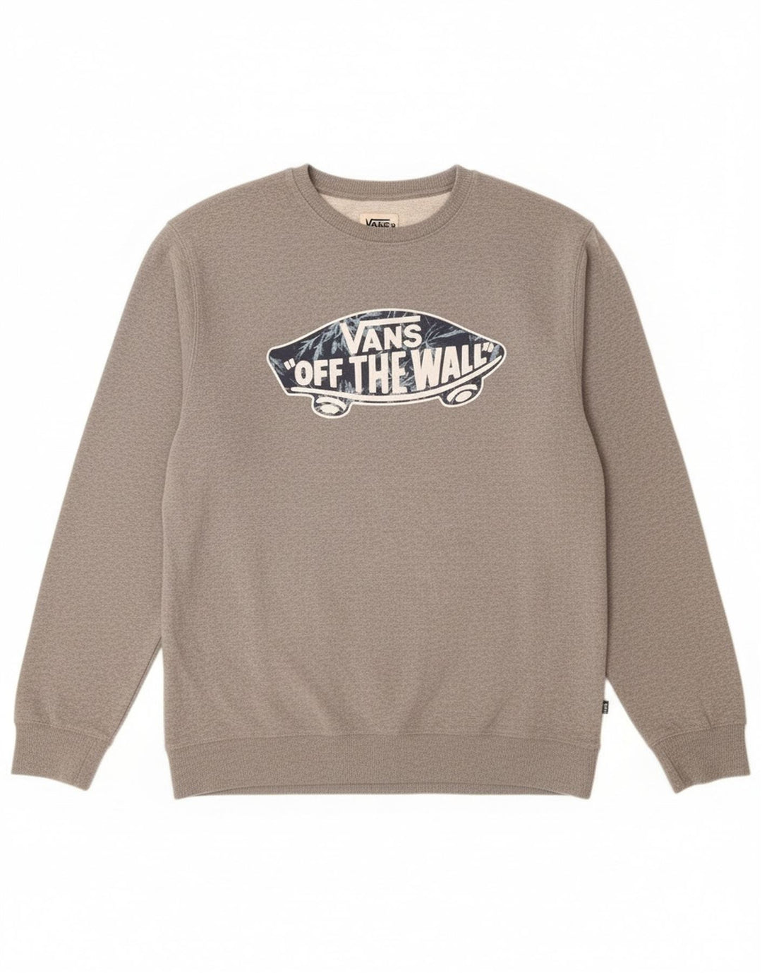 Vans Mens Graphic Moletom Jumper XL Cinza Algodão