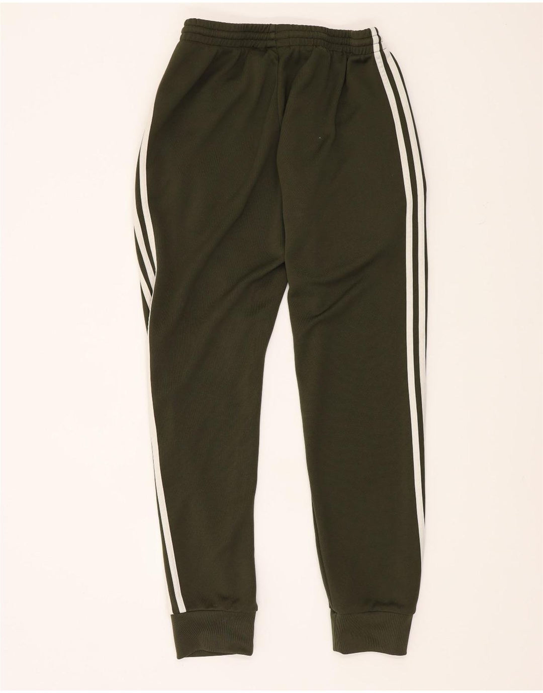 Adidas Mens Treino Calças Joggers Poliéster Verde Médio