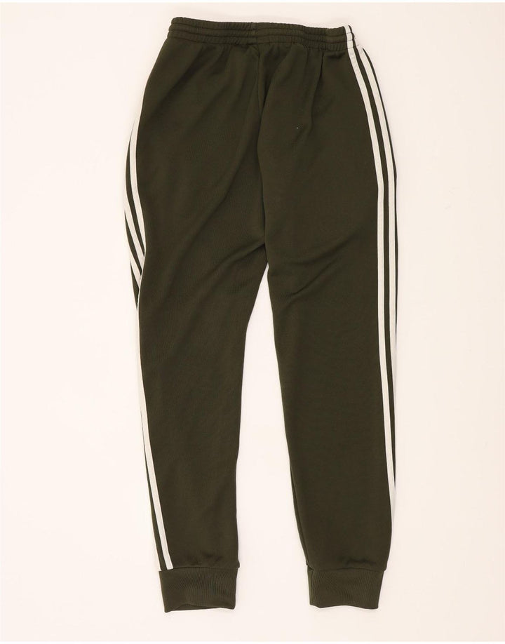 Adidas Mens Treino Calças Joggers Poliéster Verde Médio