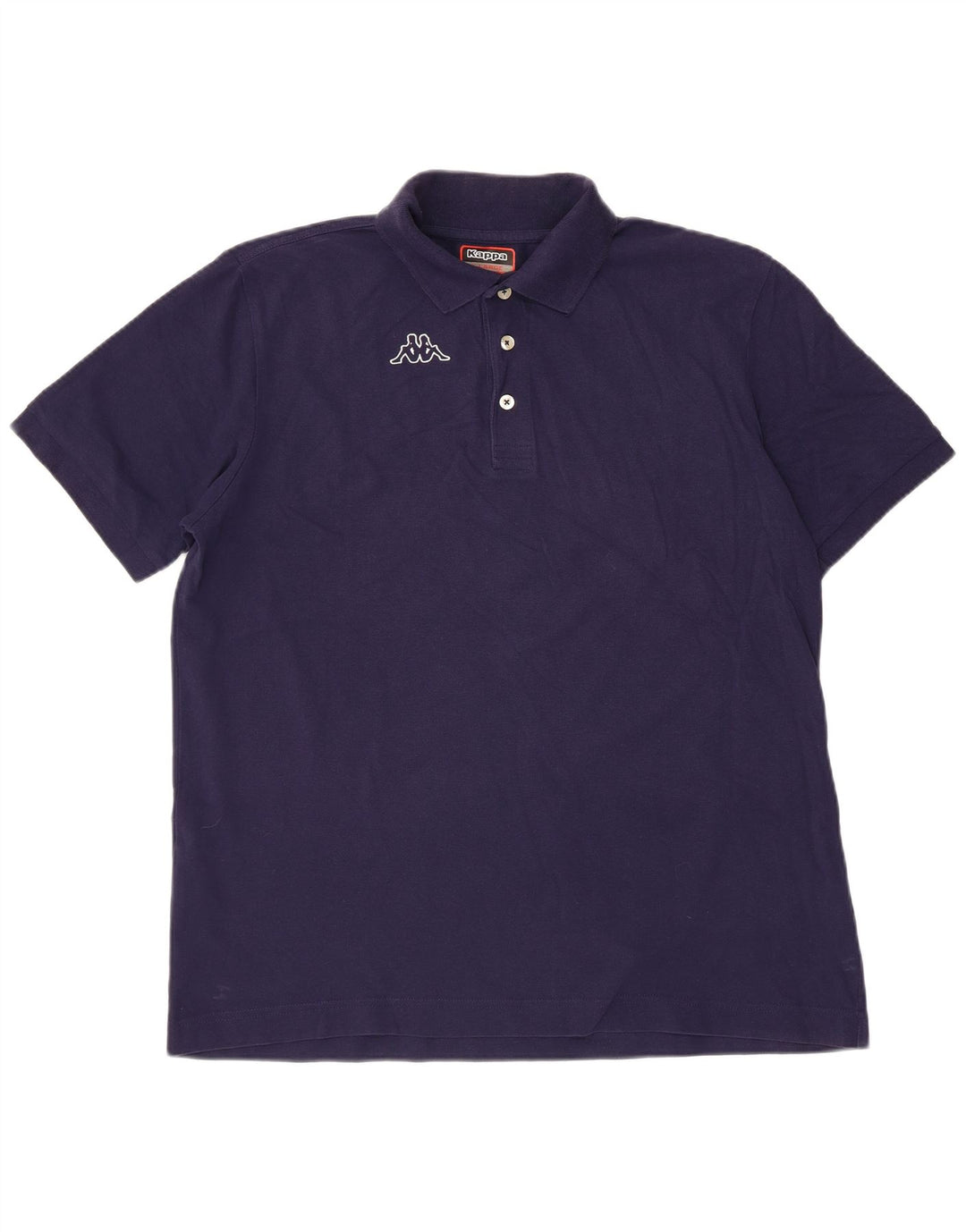 Camisa polo masculina Kappa XL azul marinho algodão