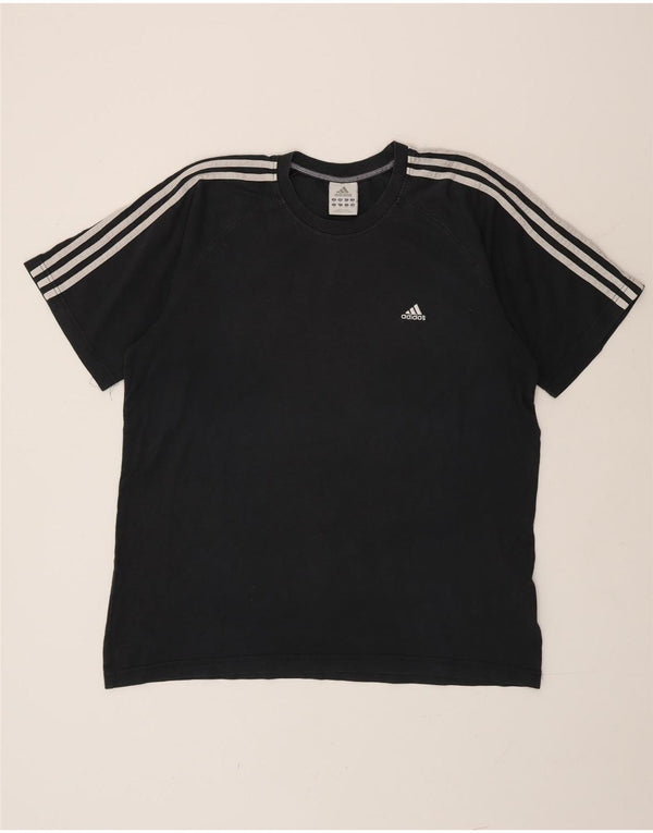 Camiseta masculina Adidas Top XL azul marinho algodão