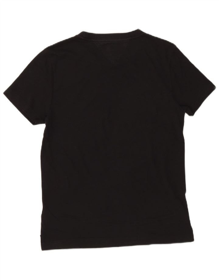 Camiseta masculina Tommy Hilfiger Top médio algodão preto