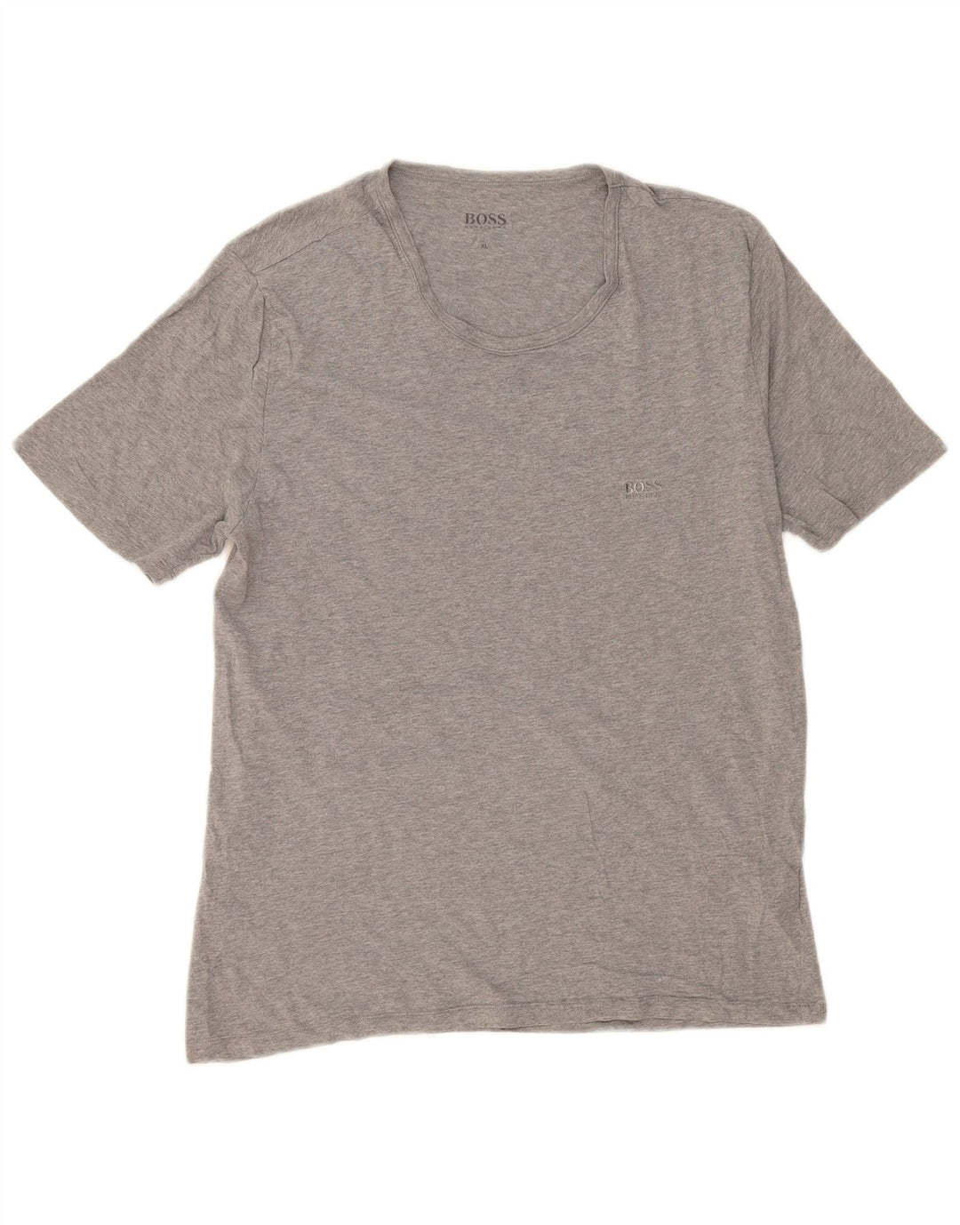 Camiseta masculina Hugo Boss Top XL algodão cinza