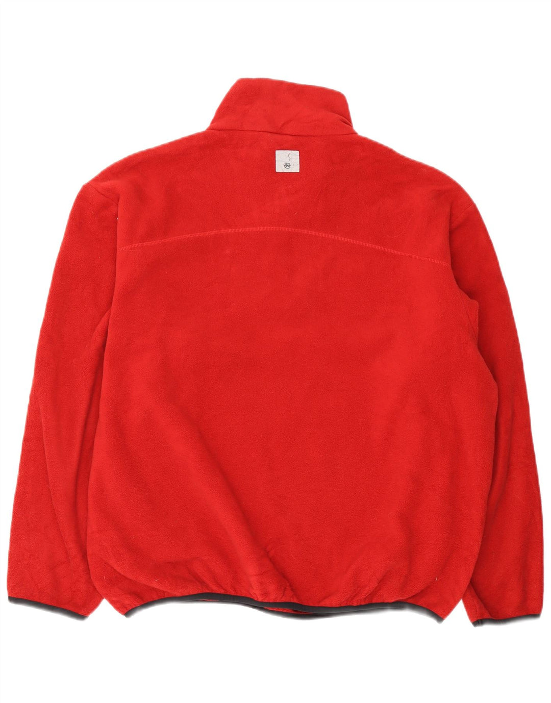 Suéter de lã masculino Nautica com zíper e gola XL poliéster vermelho