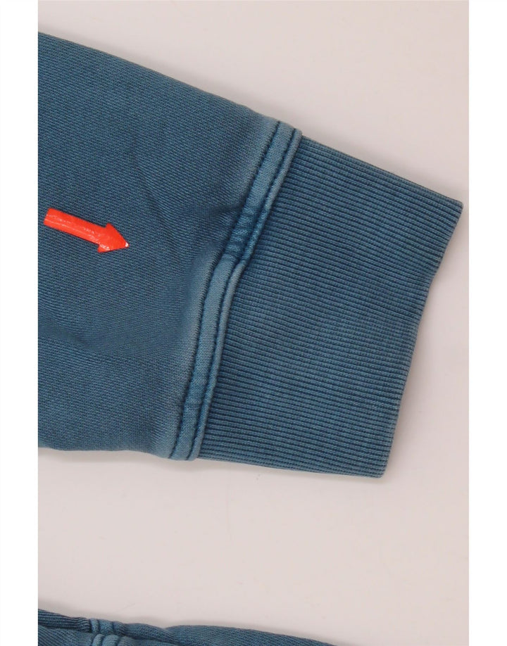 Suéter masculino Marks & Spencer de algodão azul XL