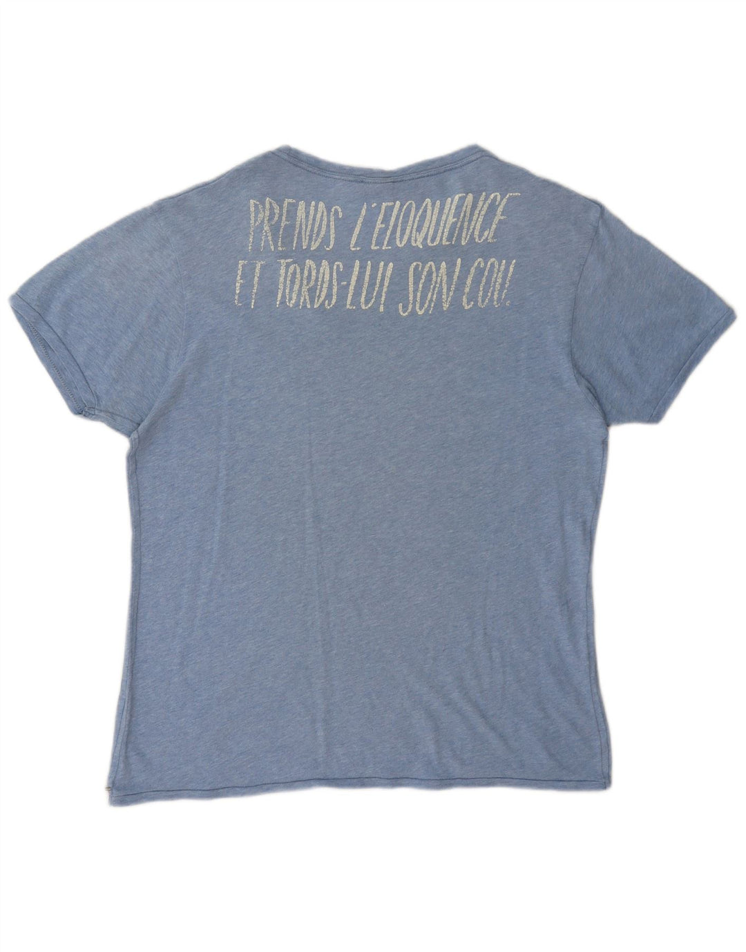 Camiseta gráfica masculina Scotch & Soda XL azul