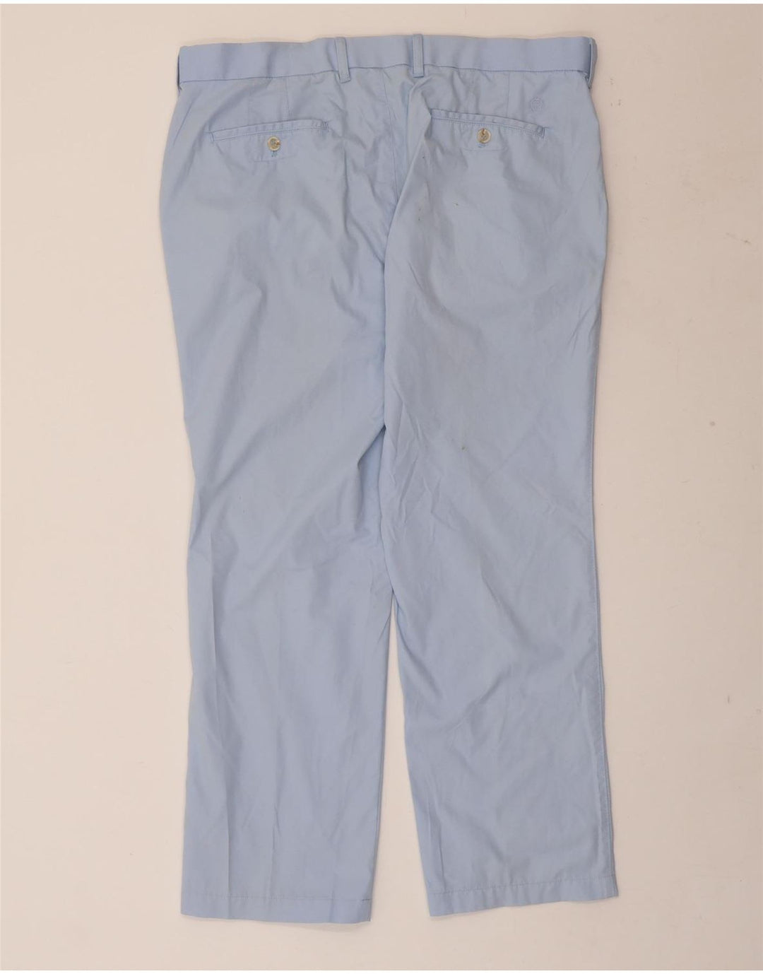 Calça chino reta masculina MARKS & SPENCER Blue Harbor W38 L29 azul
