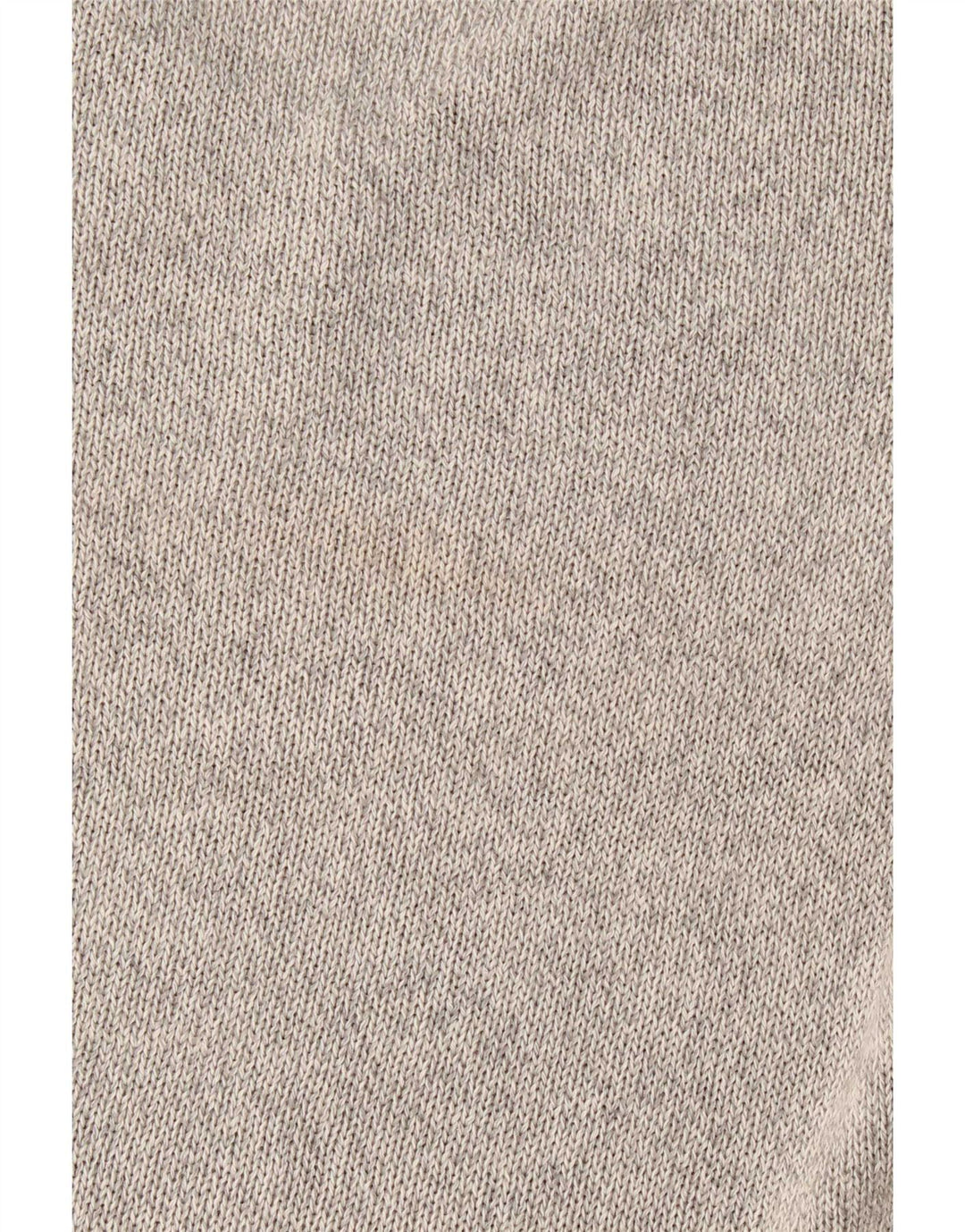 Suéter feminino Massimo Dutti com decote em V Reino Unido 14 algodão manchado cinza médio