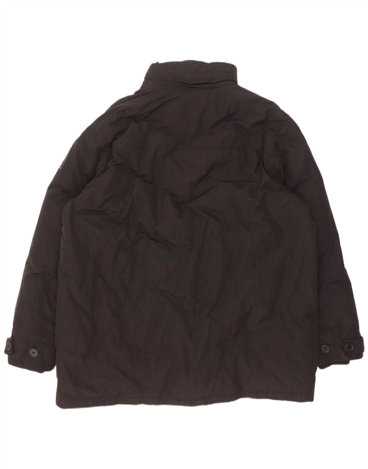 Jaqueta acolchoada masculina Lotto UK 44/46 2XL poliamida preta