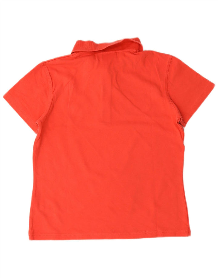 Camisa polo feminina Ellesse UK 12 algodão vermelho médio