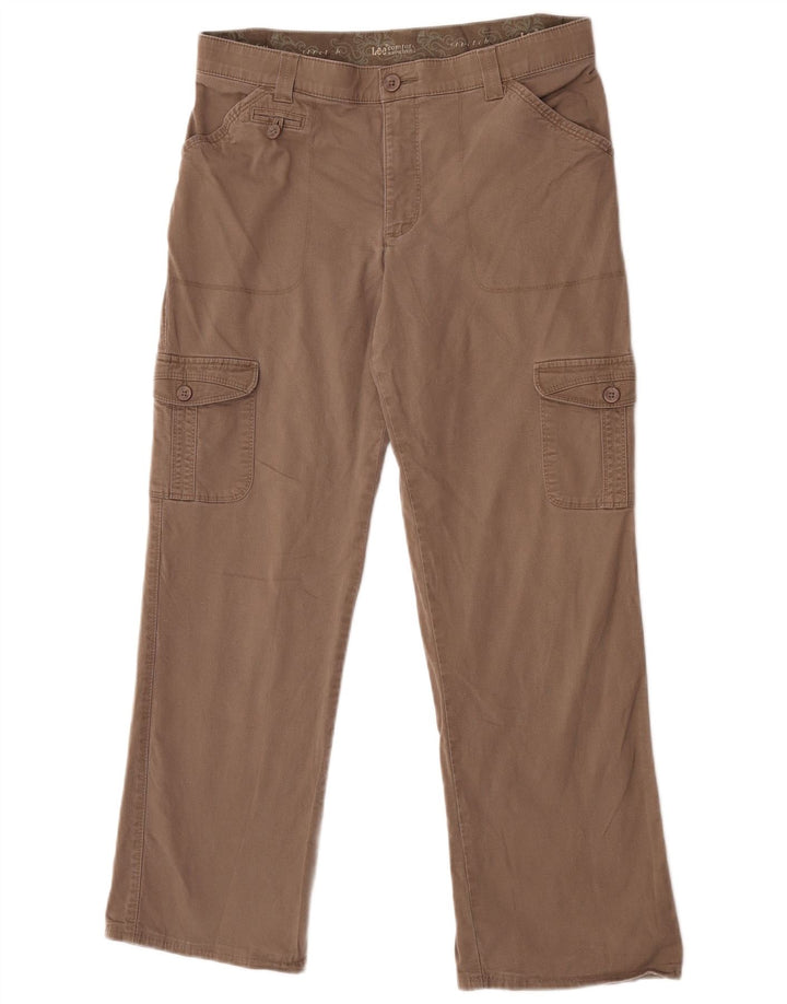 Calça cargo reta feminina Lee W31 L28 marrom