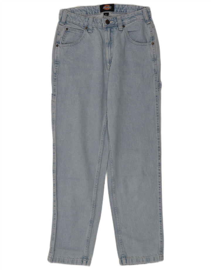 Calça jeans feminina Dickies Cargo Tapered W27 L28 azul algodão