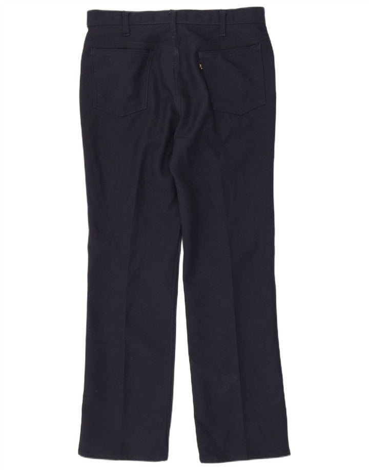 Calça casual reta masculina LEVI'S W32 L31 azul marinho