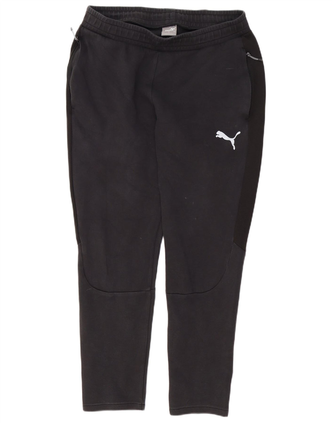 Calça de treino masculina Puma grande algodão preto