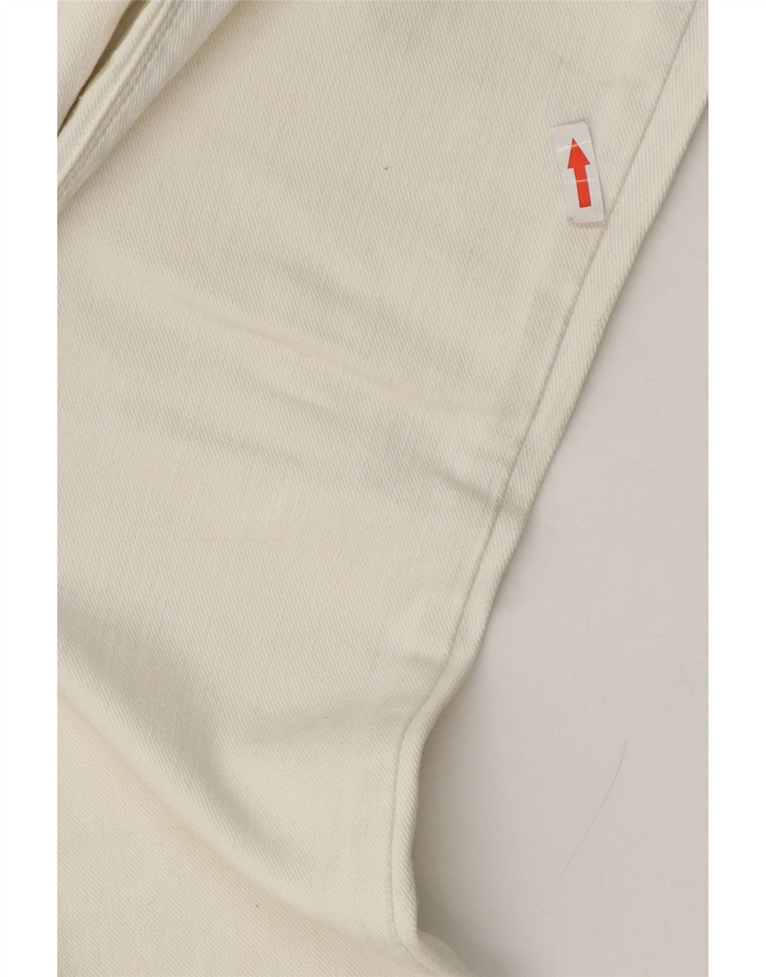 Calça jeans feminina Levi's 571 Slim W28 L30 algodão branco