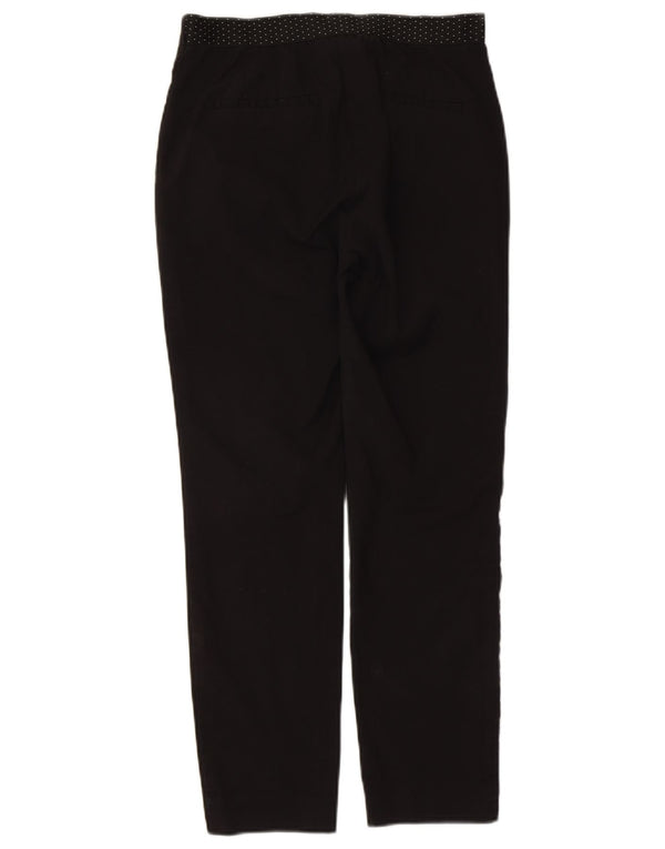 Zara Calça Chino Feminina Slim Grande W30 L27 Algodão Preto
