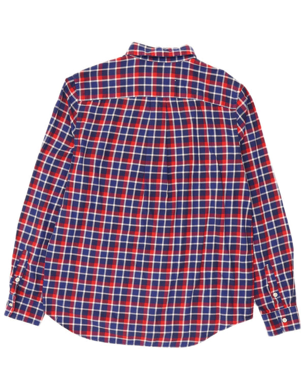 Ralph Lauren Camisa masculina de flanela 15-16 anos XL algodão xadrez multicolorido