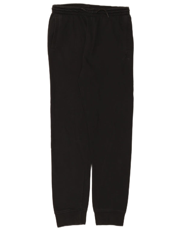 Jordan Boys Graphic Tracksuit Trousers Joggers 13-14 Years XL Black Cotton