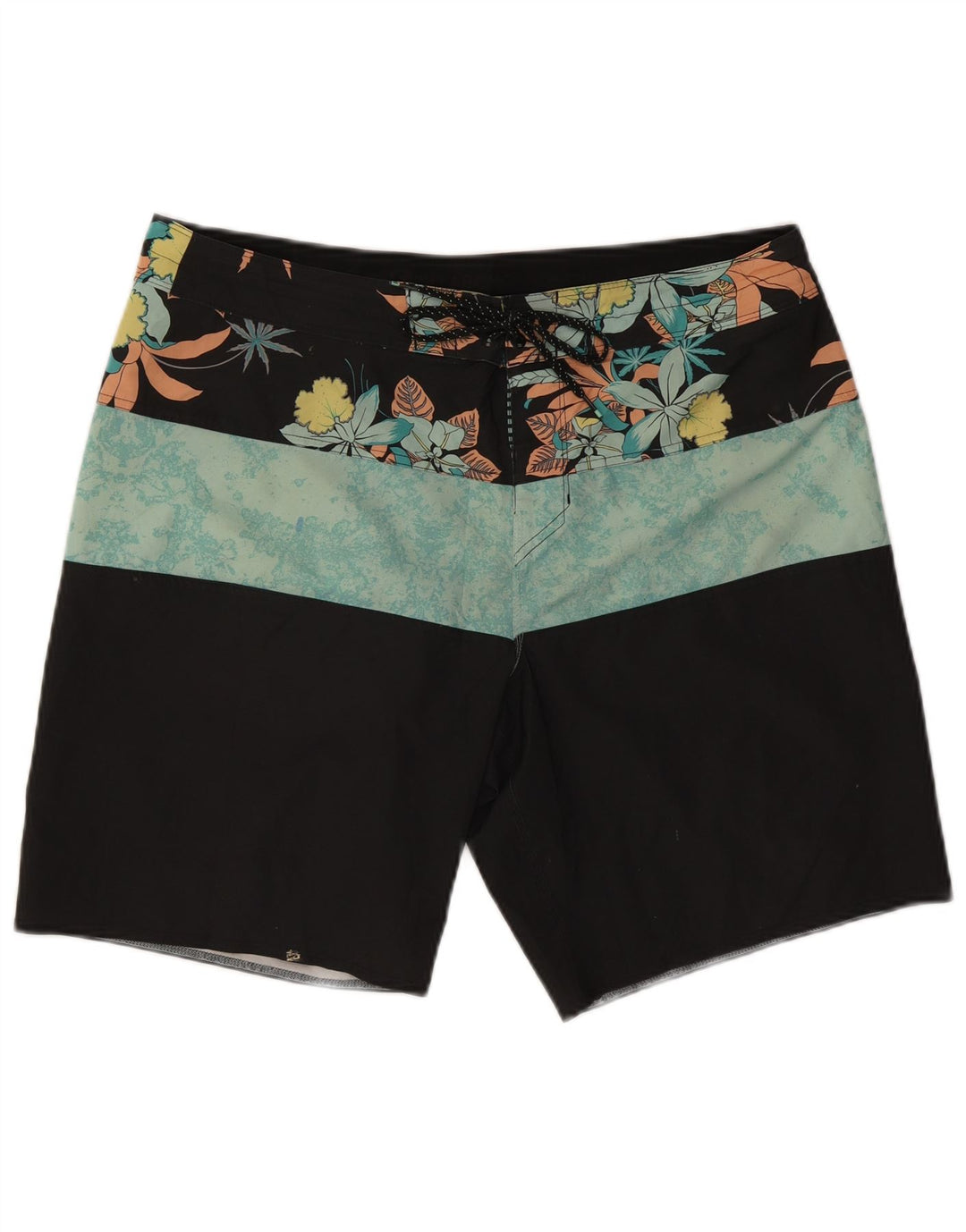 Shorts de natação masculino Billabong grande poliéster floral multicolorido