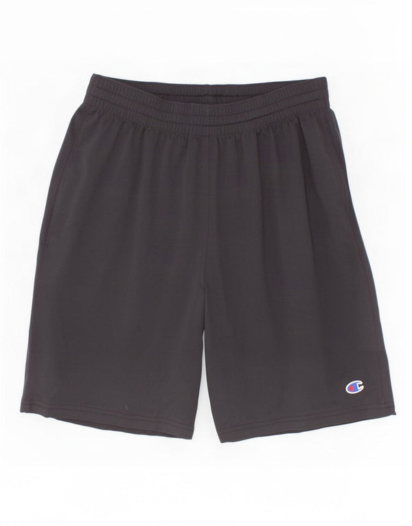 Shorts esportivos Champion Boys 13-14 anos XL preto poliéster