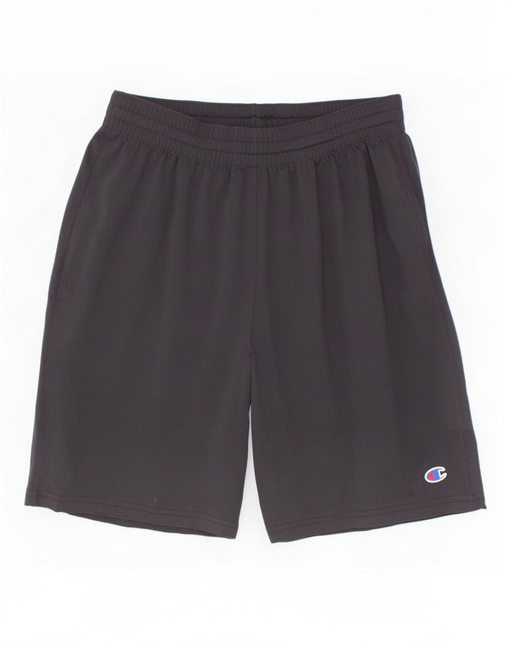 Shorts esportivos Champion Boys 13-14 anos XL preto poliéster