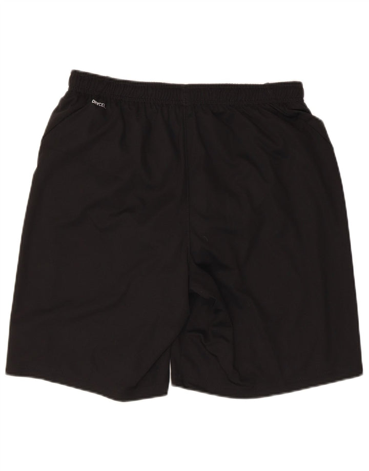 Shorts esportivos masculinos Puma médio preto poliéster