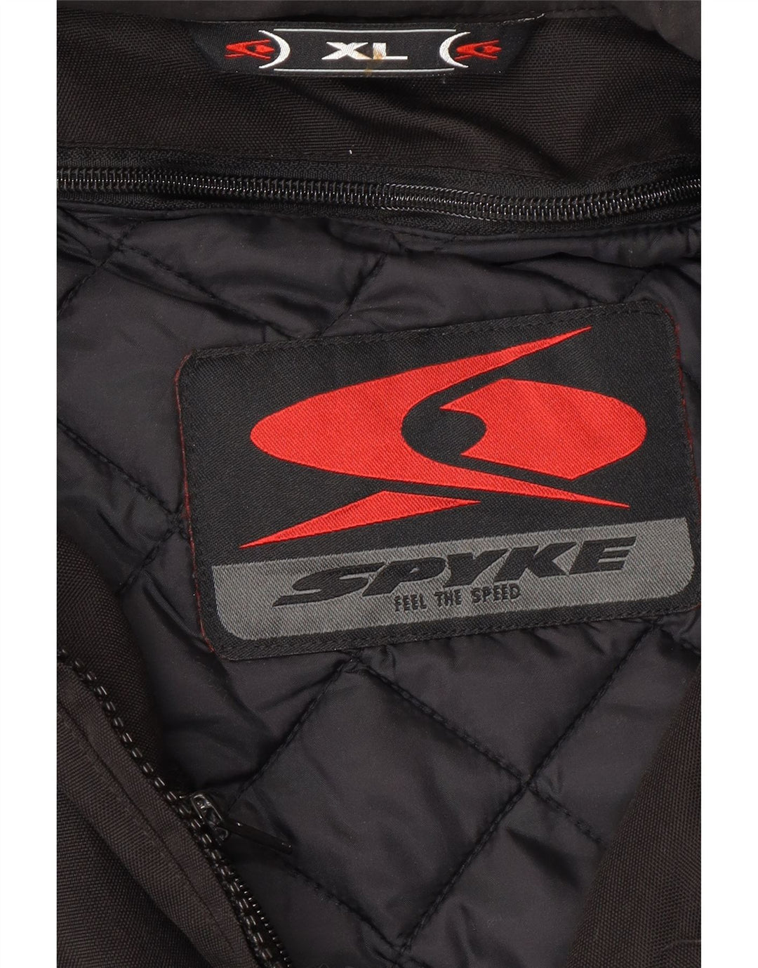 Jaqueta bomber masculina SPYKE Graphic Moto Racer UK 42 XL preta poliamida