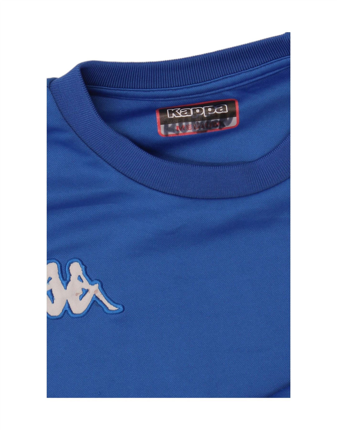 Kappa Mens Top Manga Longa Médio Azul