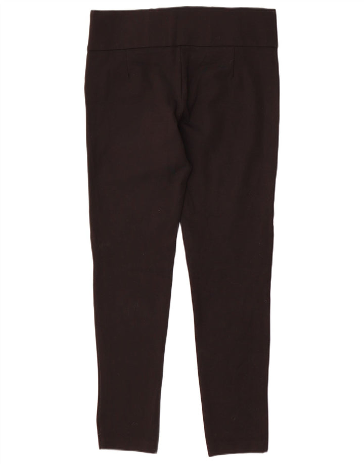 Zara Calça feminina casual slim grande W32 L29 preta
