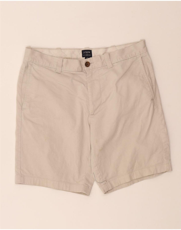 J. CREW Mens Chino Shorts W31 Medium Off White Vintage J. Crew and Second-Hand J. Crew from Messina Hembry 