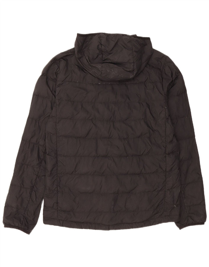 Jaqueta masculina acolchoada com capuz The North Face UK 38 poliéster preto médio