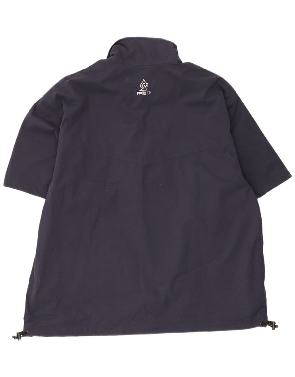 Proquip Mens manga curta pulôver jaqueta de chuva Reino Unido 42 XL azul marinho poliéster