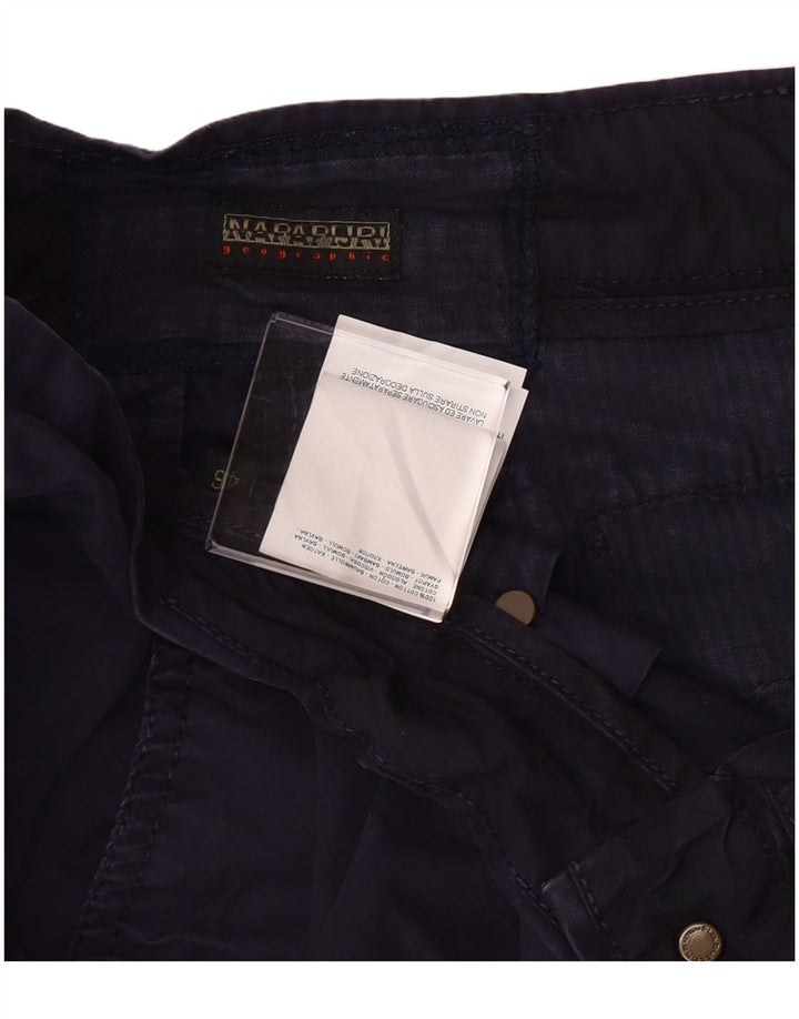 Shorts cargo masculino Napapijri IT 46 pequeno algodão azul marinho