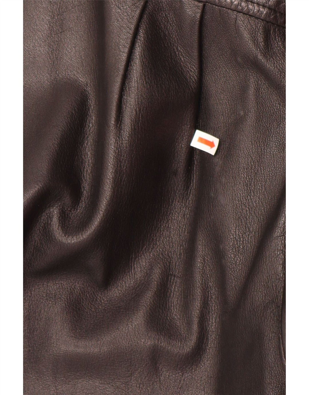 Jaqueta feminina de couro superdimensionada Danier UK 6 XS preta