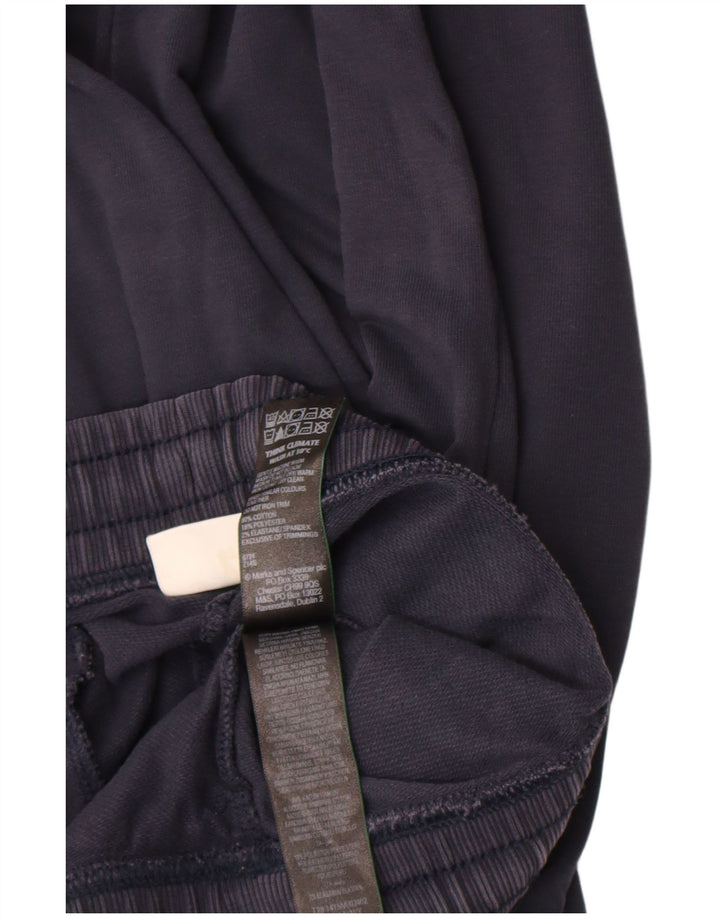 Calça de treino masculina Marks & Spencer 2XL algodão azul marinho