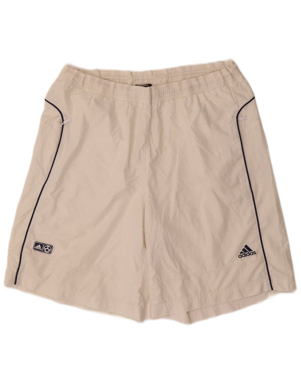 Shorts esportivos masculinos Adidas XL branco poliéster