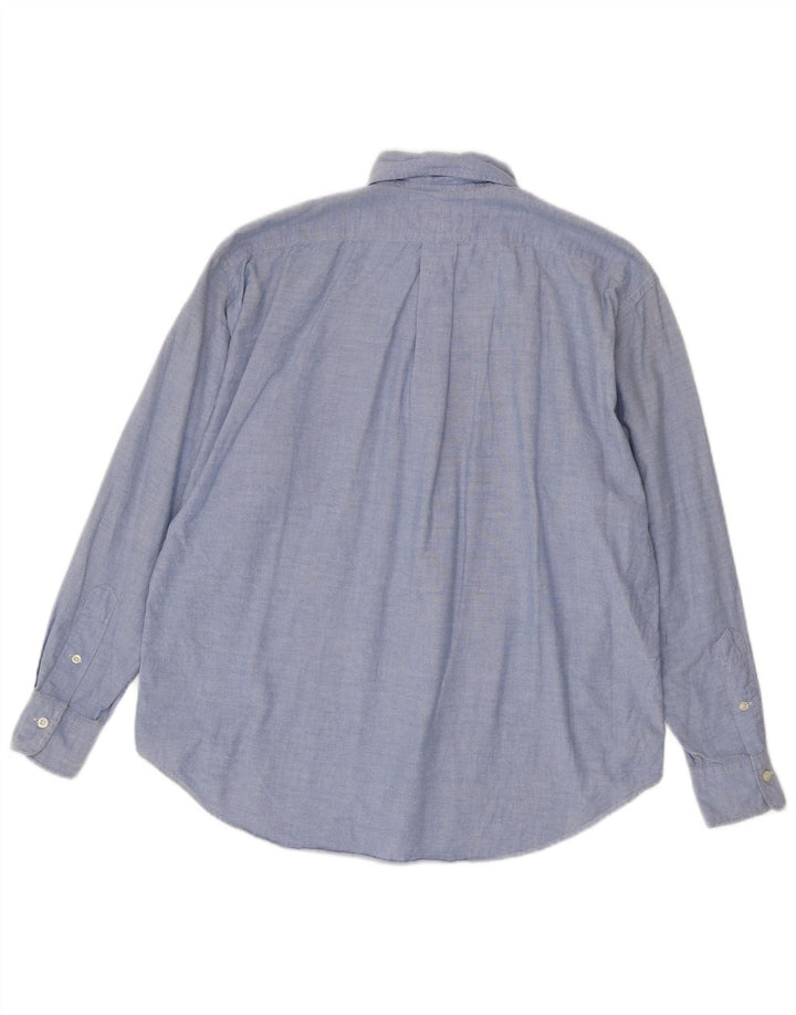 Camisa feminina POLO RALPH LAUREN EUA 8 algodão azul médio