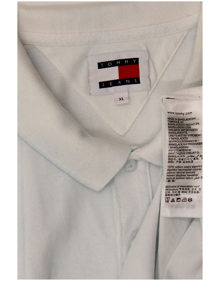 Camisa polo masculina TOMMY HILFIGER XL algodão azul