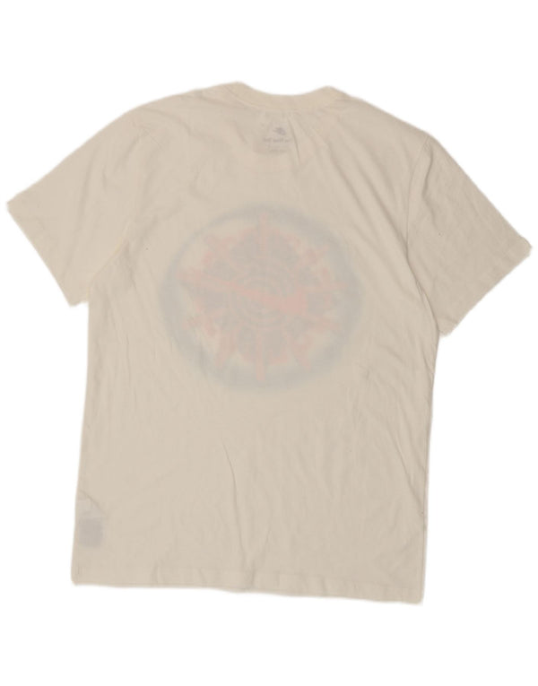 Camiseta Nike masculina gráfica Top médio algodão branco