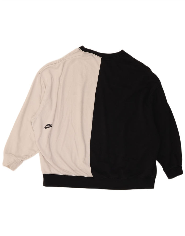 Moletom gráfico feminino Nike Jumper UK 10 pequeno bloco colorido preto