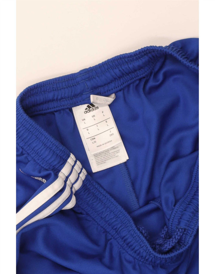 Adidas Masculino Climalite Sport Shorts Grande Azul Poliéster