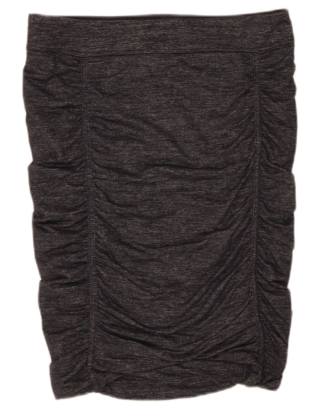 Saia feminina Athleta pequena W28 nylon manchado cinza